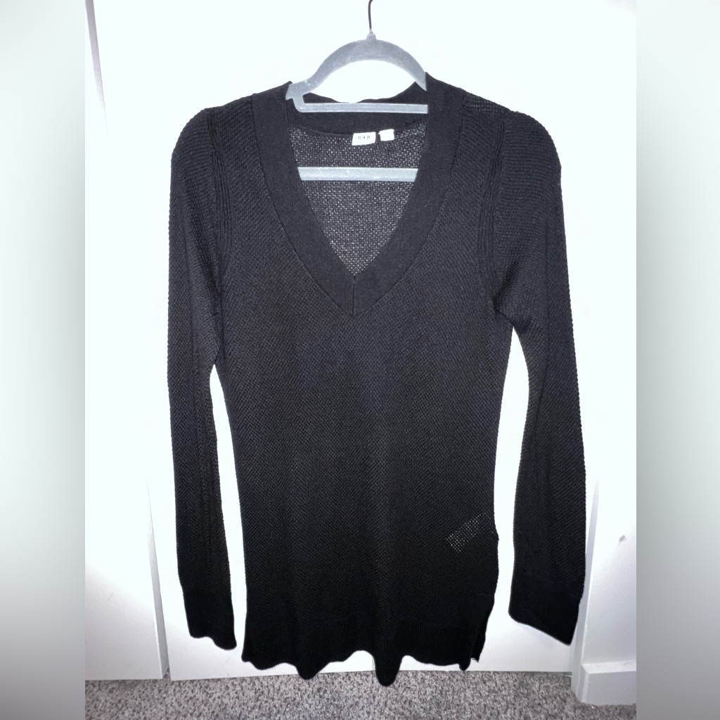 Gap Xs Lightweight Waffle Knit Sweater